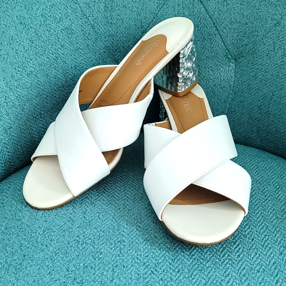 J. Renee Sz 12 White Slide